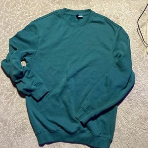 green pullover